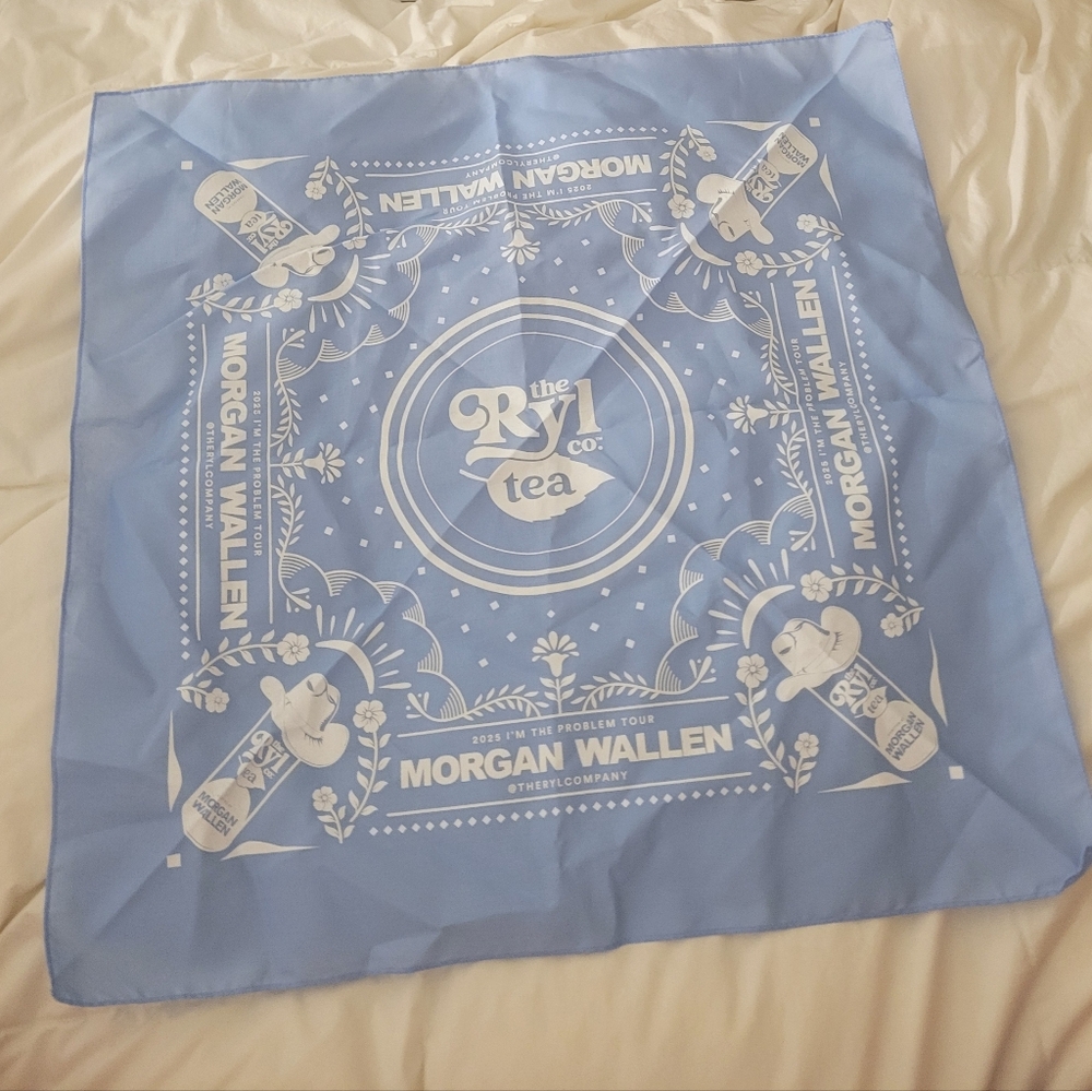Blue Morgan Wallen Bandana